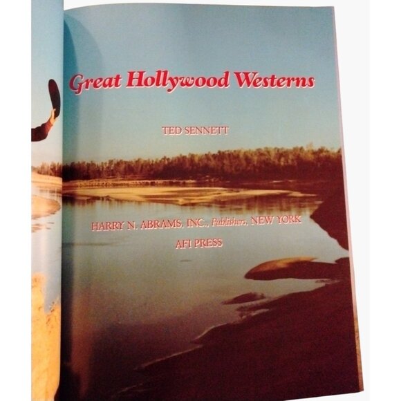 Great Hollywood Westerns Ted Sennett 1992 Hardcover DJ 1990 275 Illustrations - Picture 4 of 7